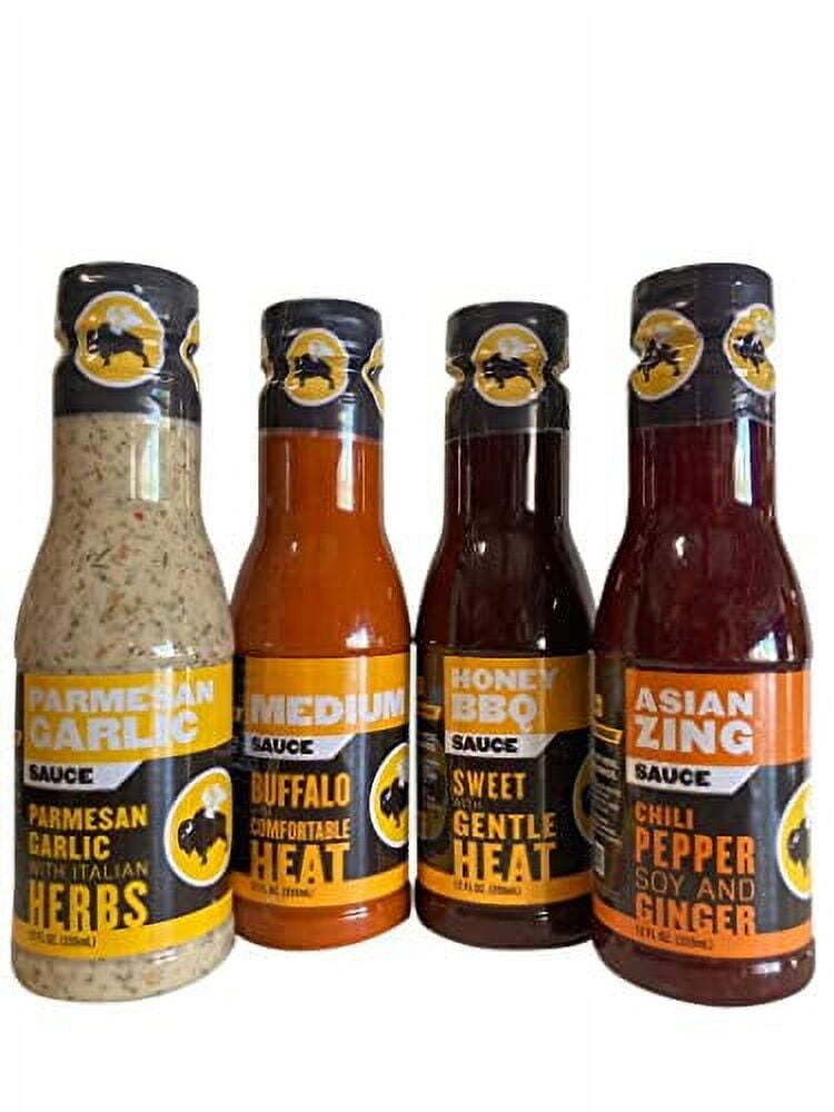 Buffalo Wild Wings Milder .. .. Variety Bundle: Parmesan .. Garlic, .. Medium,
