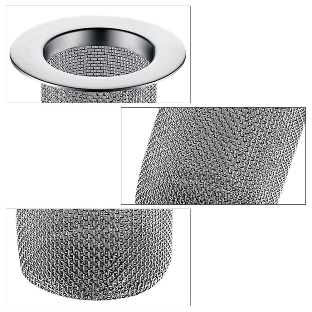 2 Pack Filter Basket Kitchen Sink Basin Drainage Strainer Drainer