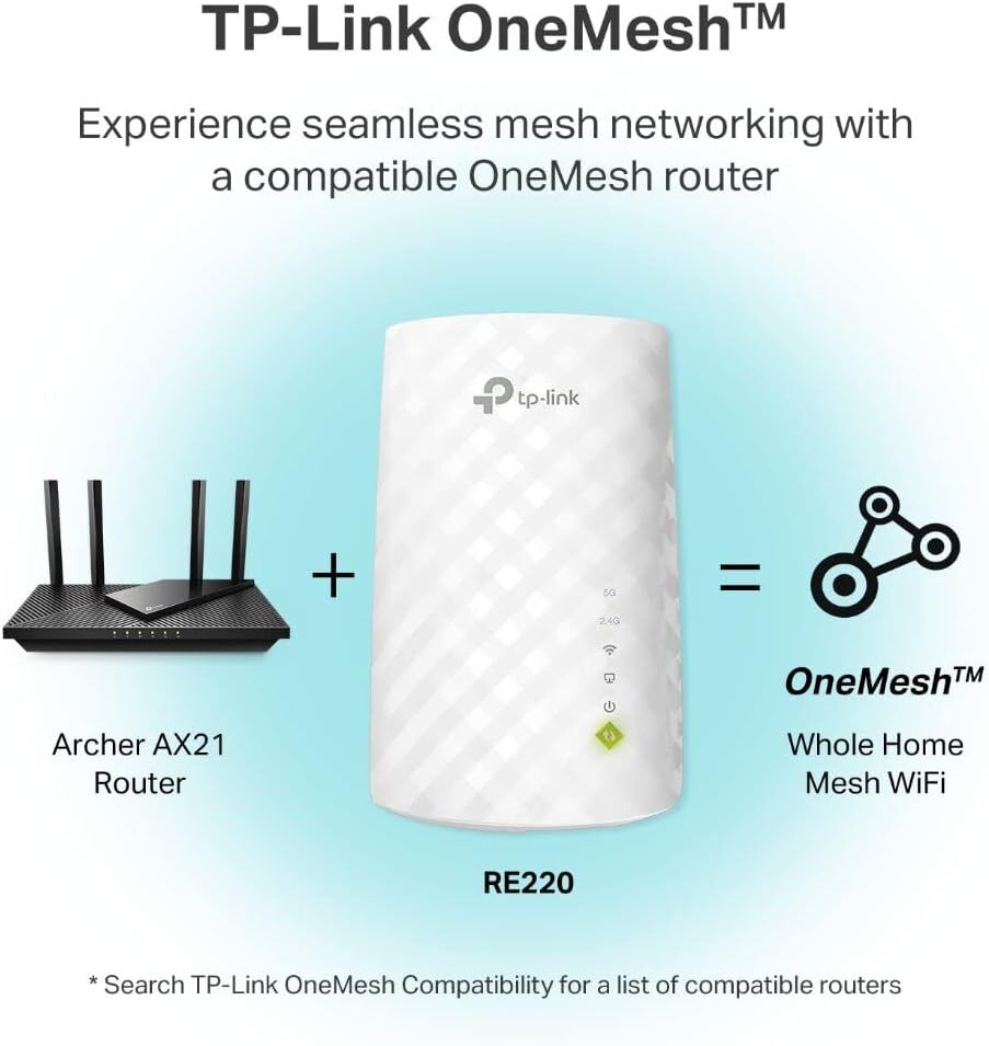 TP-LINK AC750 750Mbps WiFi Range Extender
