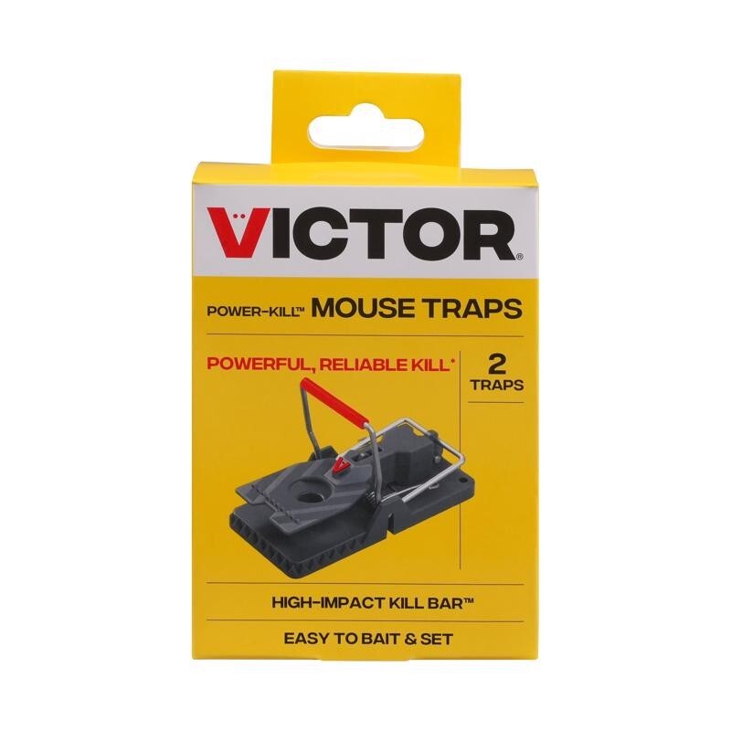 Victor Power-Kill Mouse Traps Reusable 2 Traps M142B