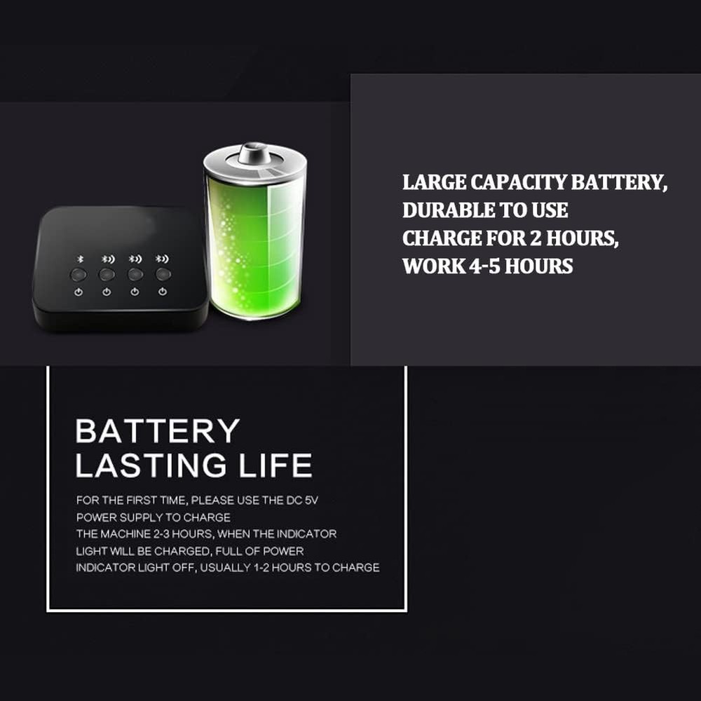 Bluetooth-Compatible Audio Adapter Receive-Send 2-in-1 Sending Out One-Three