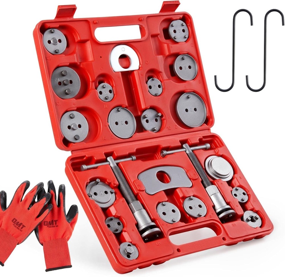 24pcs Heavy Duty Brake Caliper Compression Tool for Brake Pad Replacement Reset