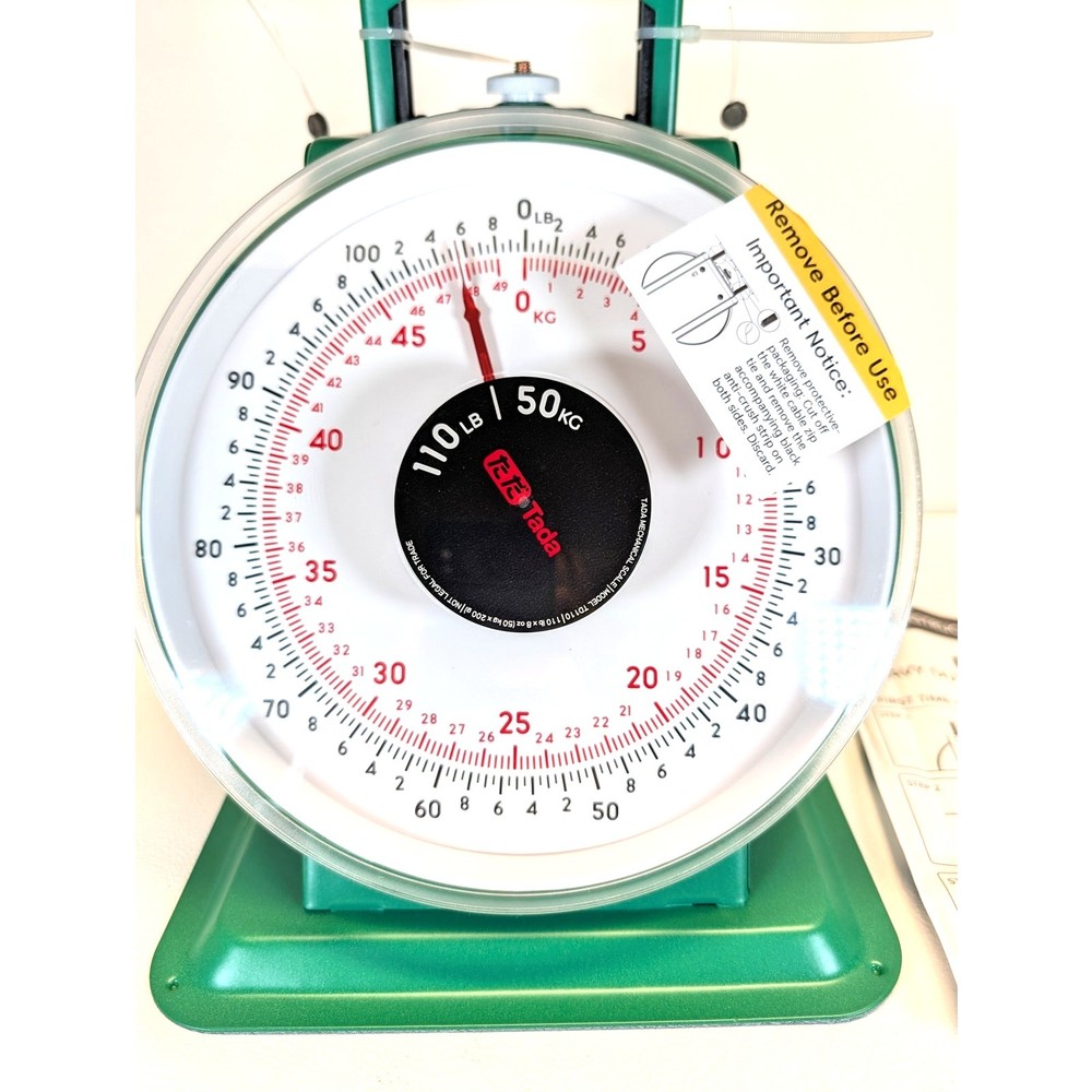 110 LBS Heavy Duty Portion-Control Mechanical Dial Scale Industrial Dial Scale