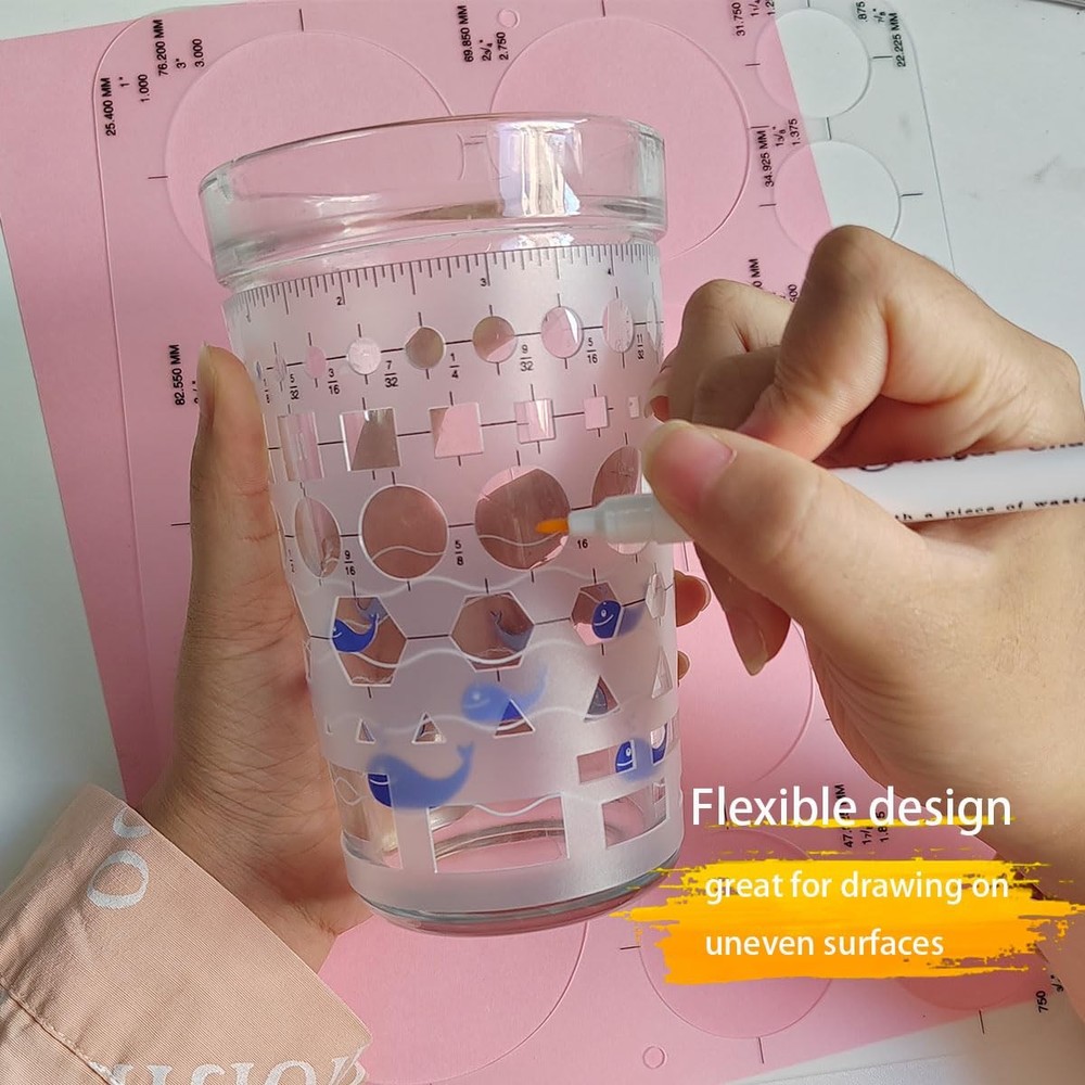 Circle Templates for Drawing 3 Pack Drafting Circle Stencil Measuring Tool