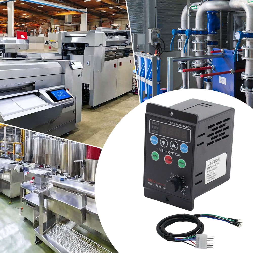 120W AC 110V 3A Digital Motor Speed Control MCU Controller Target Value Settable