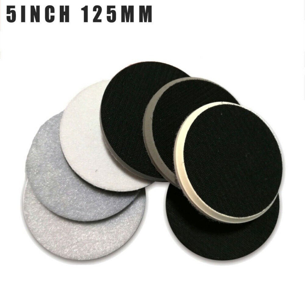 5" Interface Pad Soft Foam Pad Hook & Loop Buffer Backing Pad Sanding Polishing