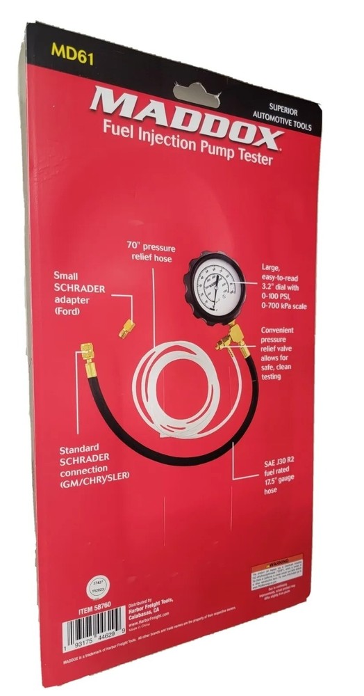 maddox MD61 fuel injection pump tester