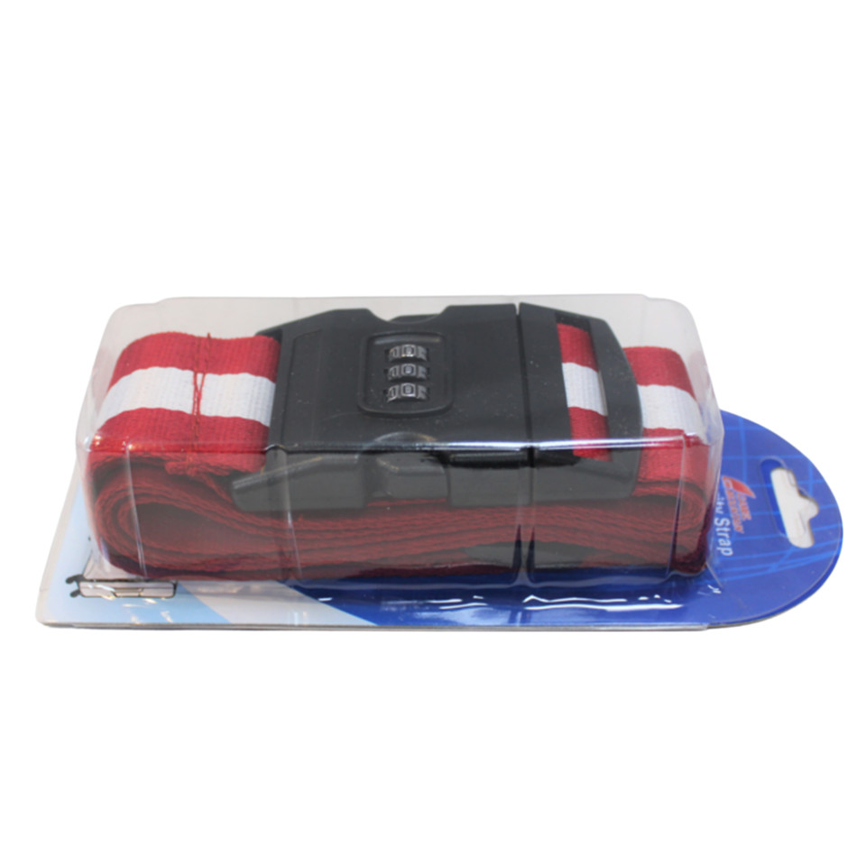 Camel Mountain ABA 3301 Luggage Strap-Red/White