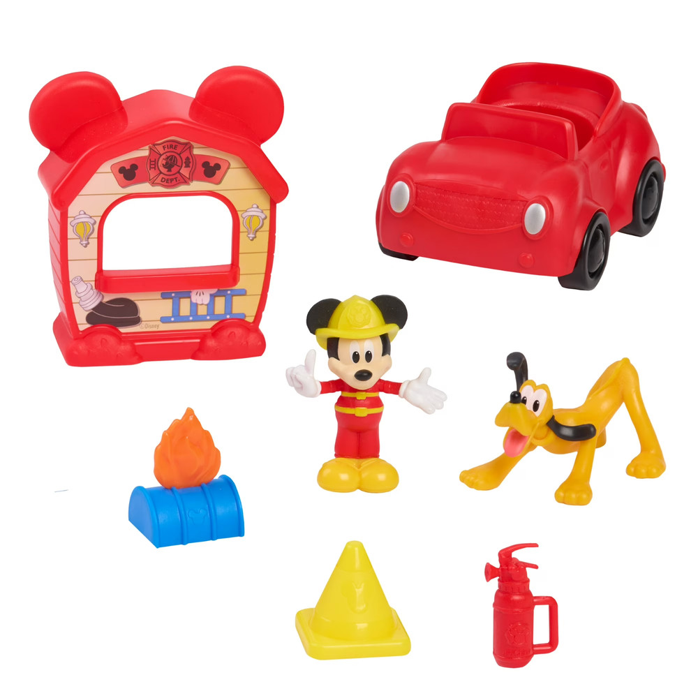 Disney Jr. Mickey Mouse Mini Playset Featuring Mickey Mouse & Pluto New