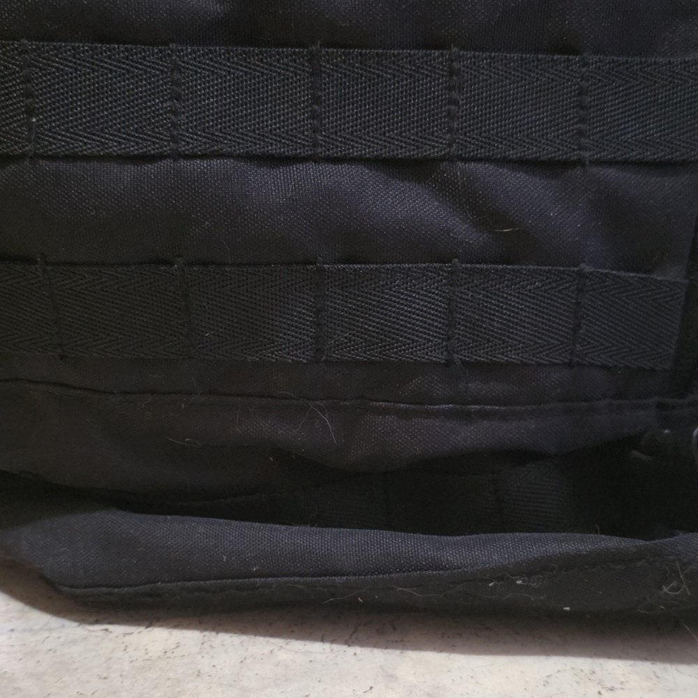 S.O.C Black Tactical Backpack MOLLE Webbing External Pockets Adjustable Straps