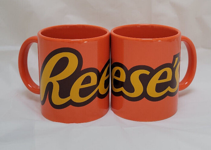 2 Reese's Coffee Tea Hot Chocolate Mugs - Cups Regular Size