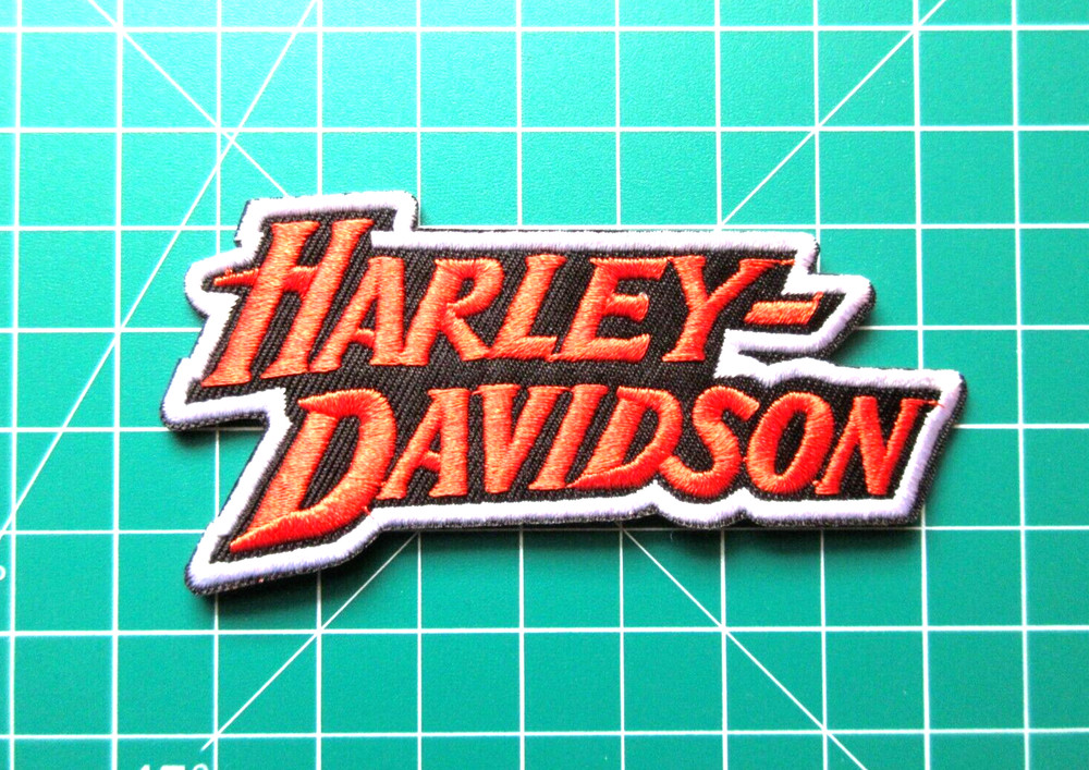 MOTORCYCLES HARLEY BIKERS VEST JACKET HAT EMBROIDERED IRON ON PATCH