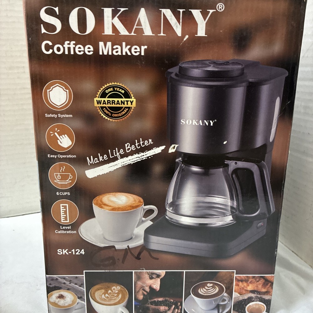 Sokany Coffee Maker 6 Cups