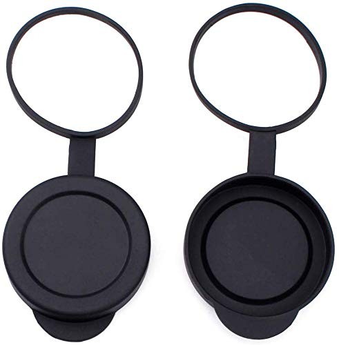 SVBONY Protective Rubber Objective Lens Caps for Fits Binoculars with Black