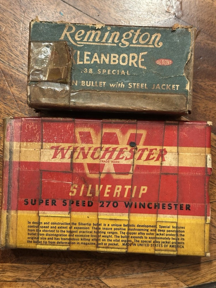 Vintage Winchester & Remington Ammo Boxes EMPTY