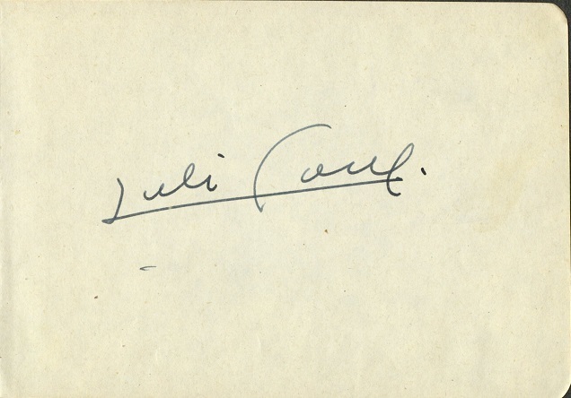 Vintage MYSTERY Autograph