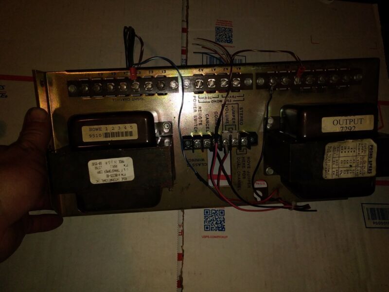 rowe cd-100 arcade jukebox transformers working #989