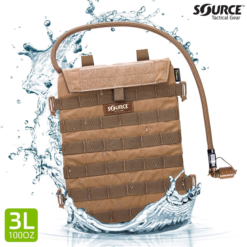 Source Razor 3L Low Profile Hydration Pack Coyote Fast Ship