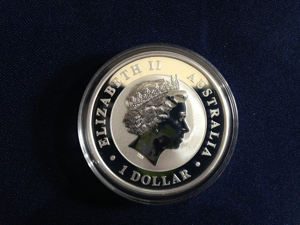 2014 Australia $1 Silver Koala Gem BU One Ounce E6070