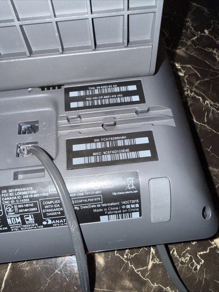 cisco cp-8851 Read Description