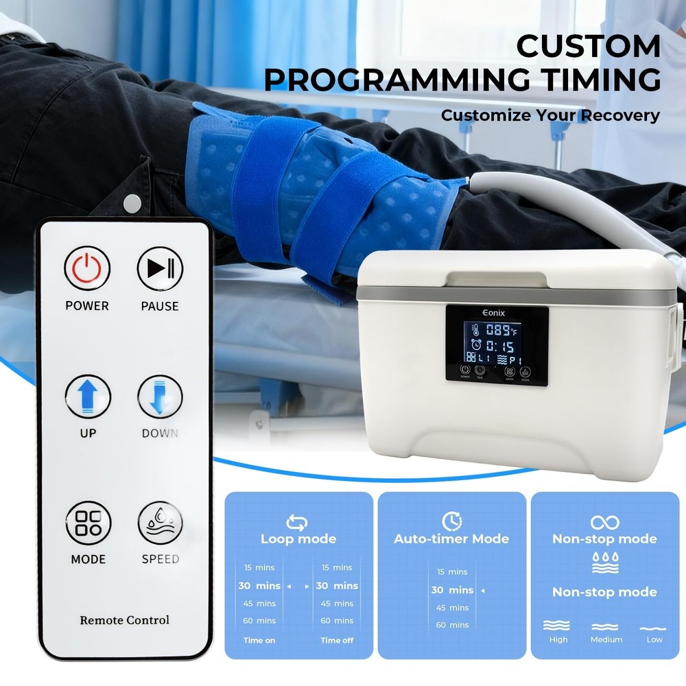 EONIX Cold Therapy Machine with Programmable Timer,Ice Machine for Knee After...