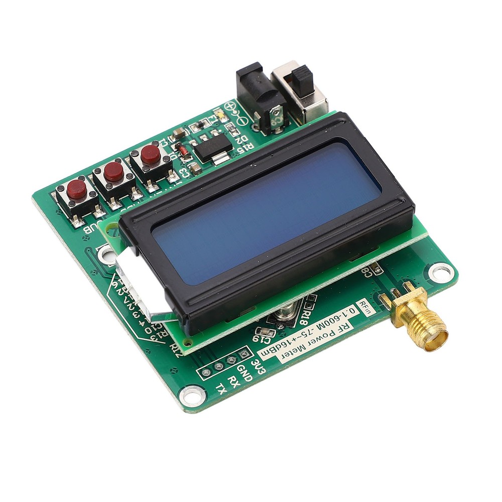 RF Power Meter Digital Display Settable Power Attenuation Logarithmic Detect