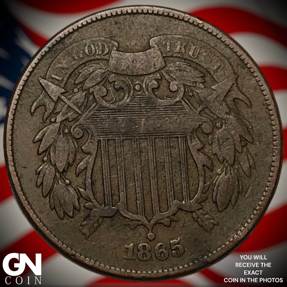 1865 2 Cent Piece  M6472