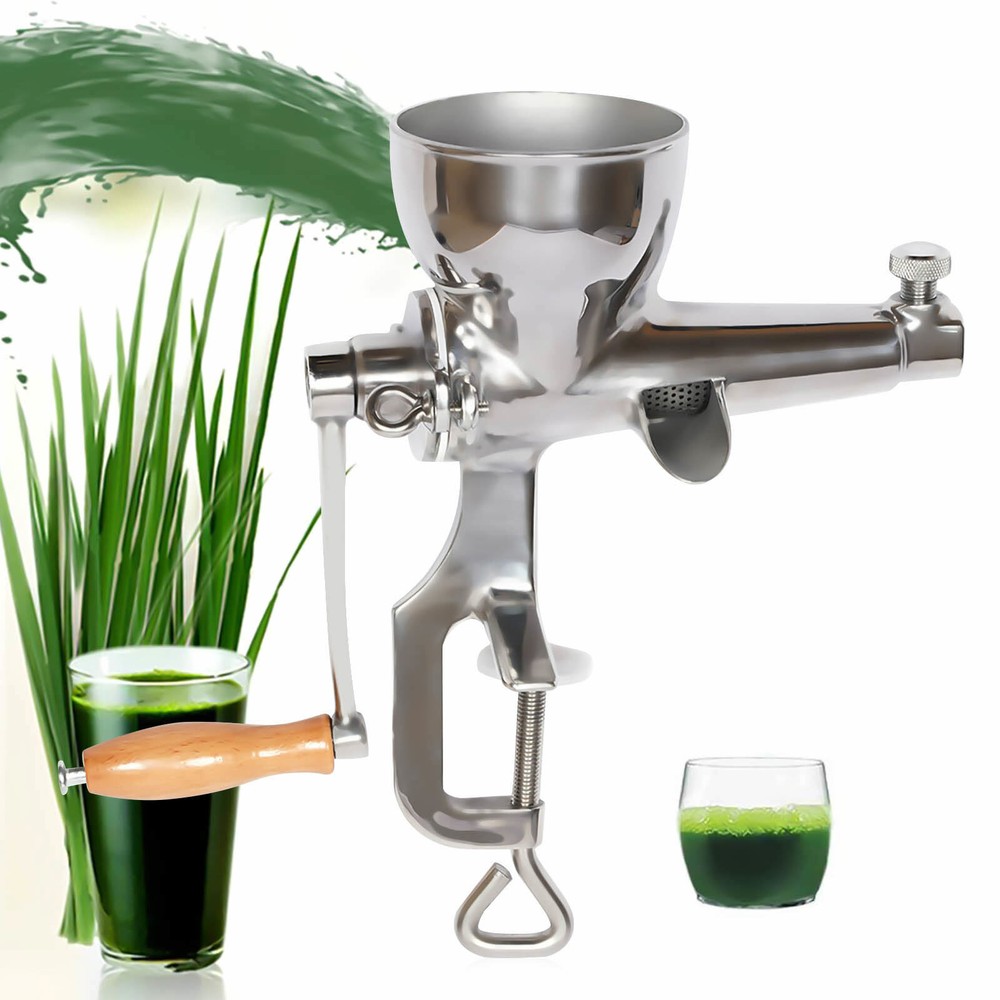 Manual Fruit Wheatgrass Juicer Hand Press Wheat Grass Fruit Juicing Extractor