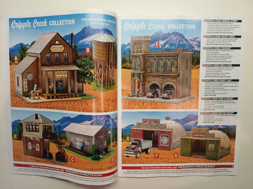 Menards Fall 2024 O Scale Train Catalog - NEW!