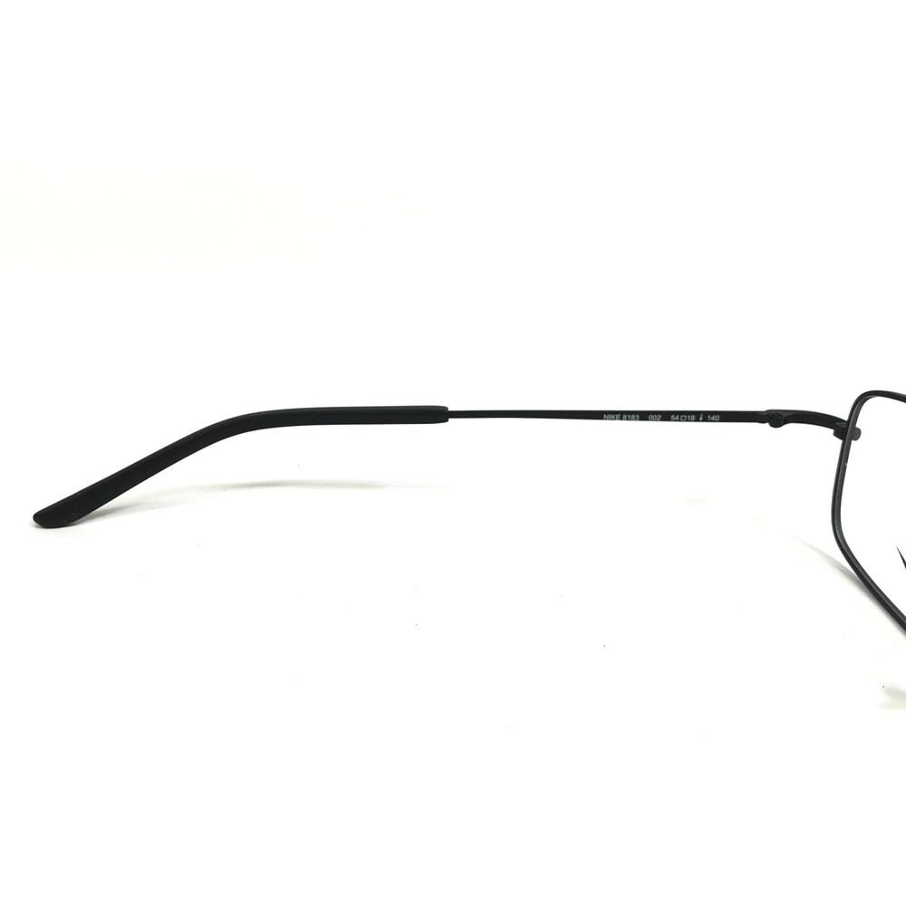 Nike Eyeglasses Frames 8183 002 Matte Black Rectangular Full Wire Rim 54-18-140