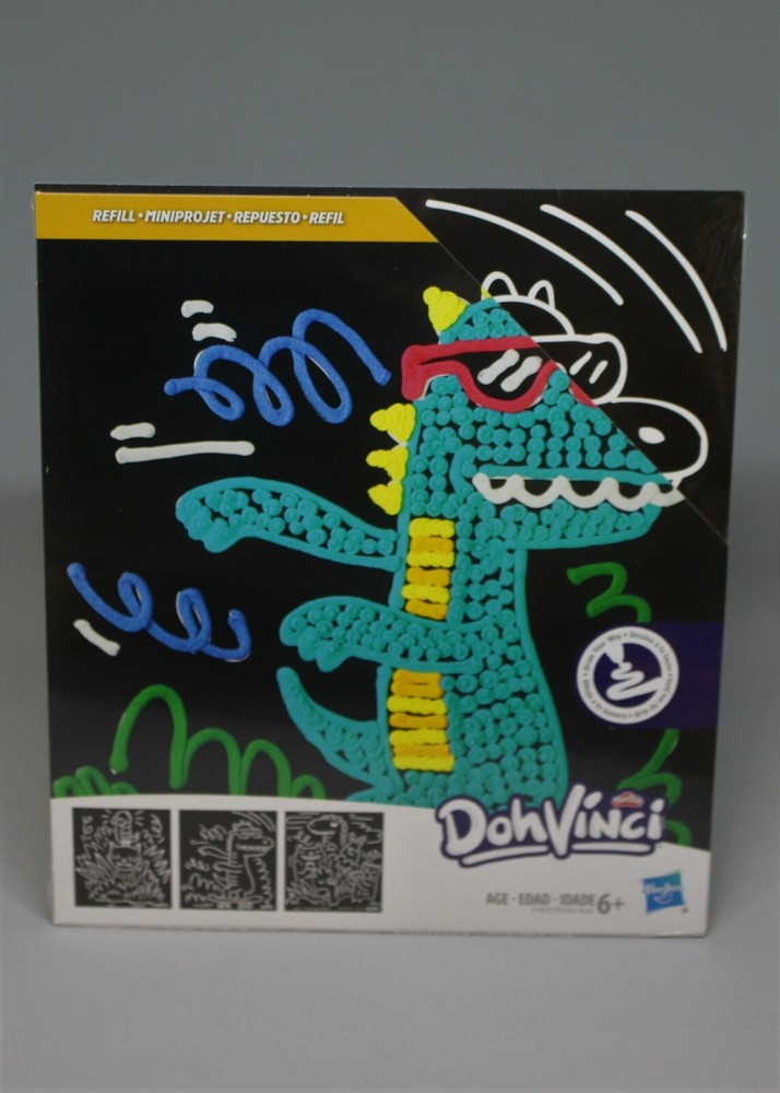 Play Dough DohVinci Refill Pattern Pack Doodle Art Boards - Various Designs