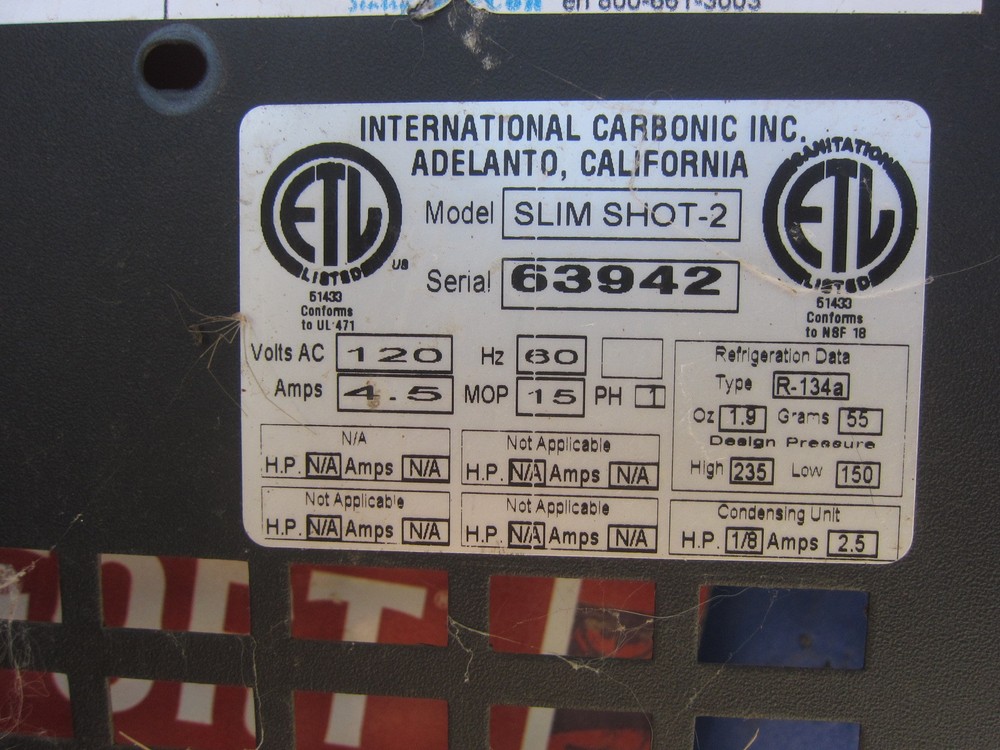 Temperature Controller Sensor for International Carbonic, Used