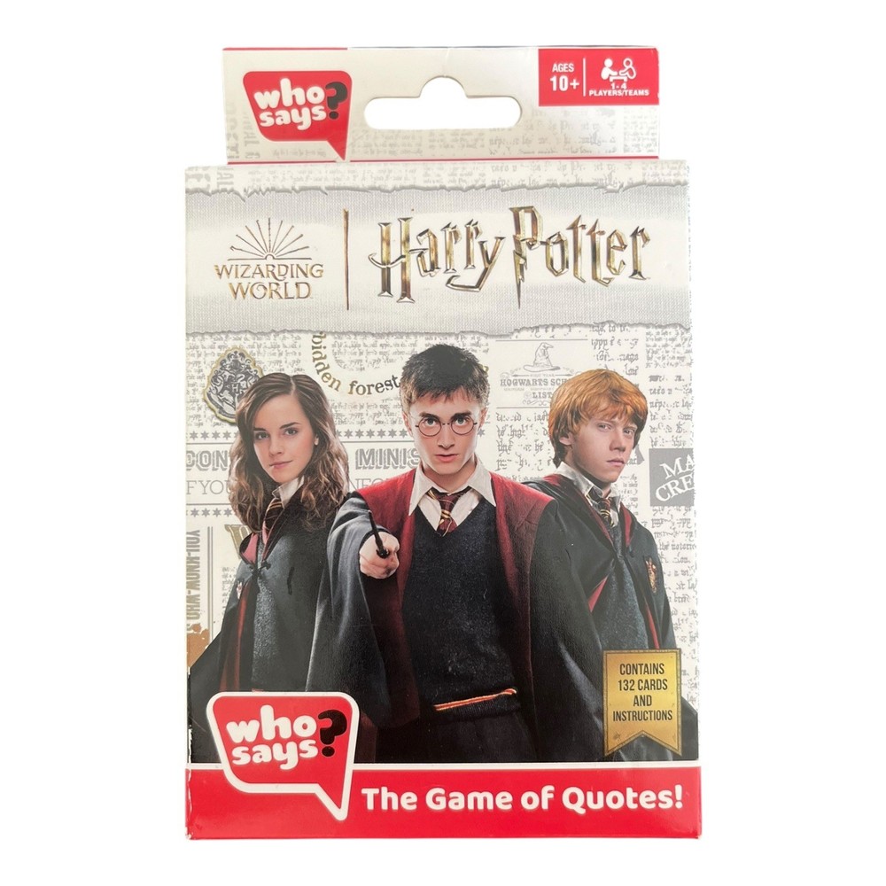 Harry Potter Who Says? Cards