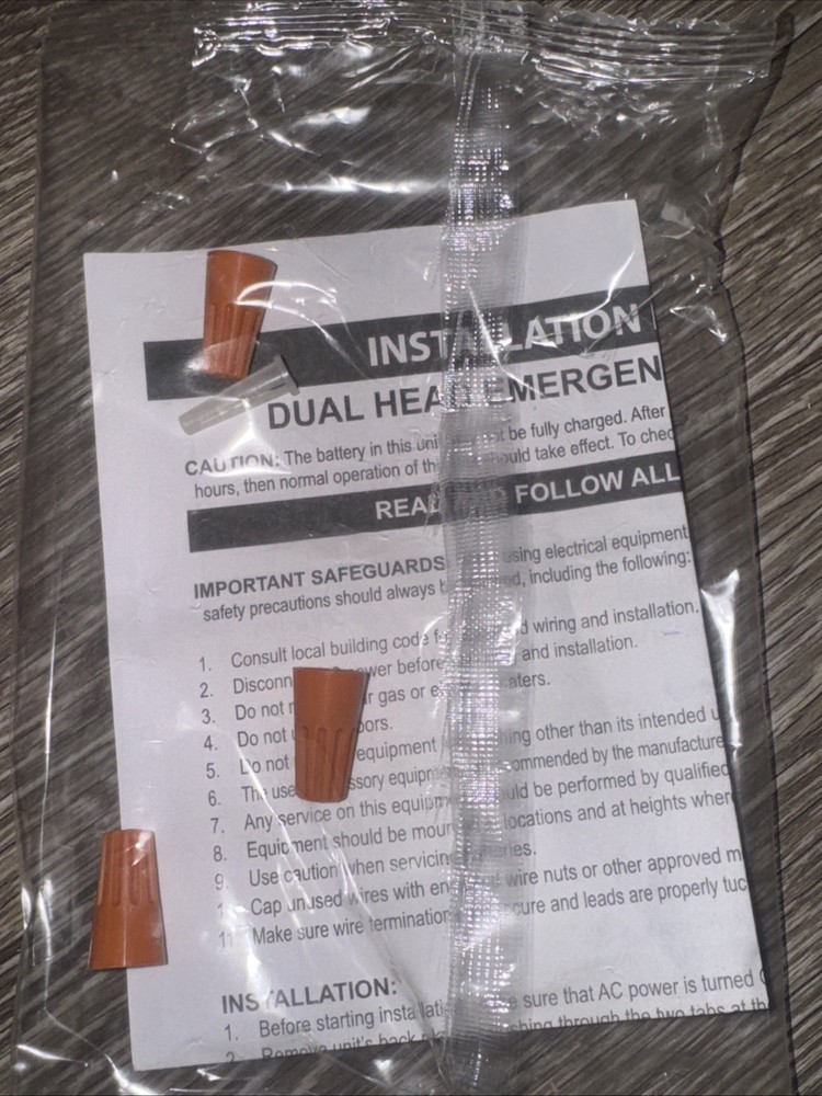 Led Emergency Lighting Fixture E185721-B