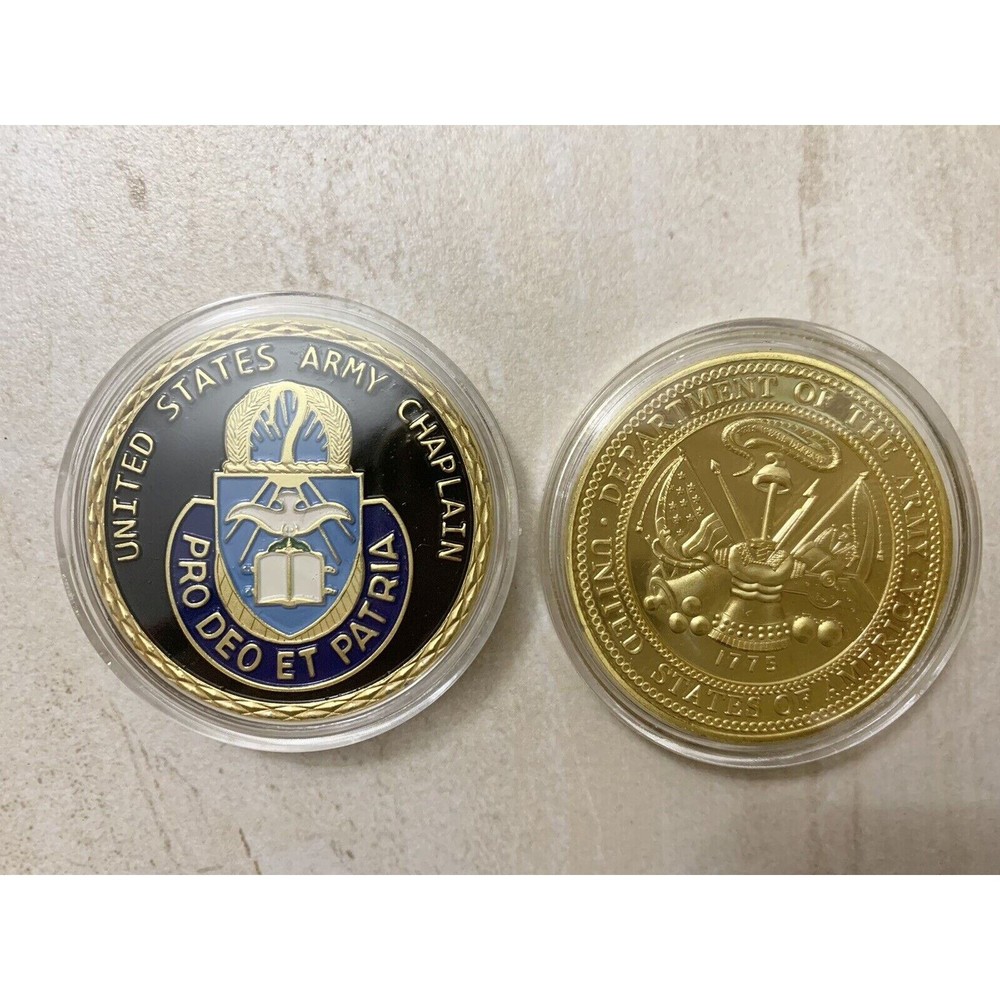 U S Army CHAPLAIN CORPS Religious Administration Challenge Coin