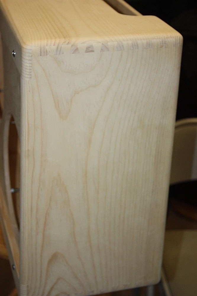 Rawcabs dovetail narrow panel suspended baffle 2x10 empty pine Pro Junior combo