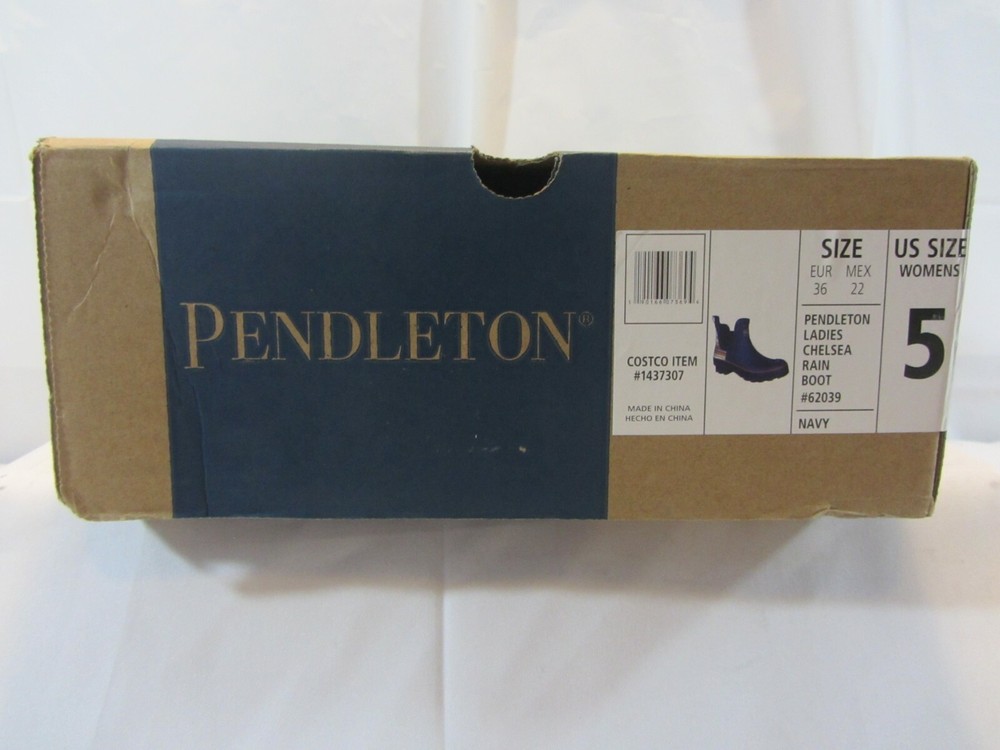 Pendleton Women's Chelsea Rain Boot - Navy - Size 5