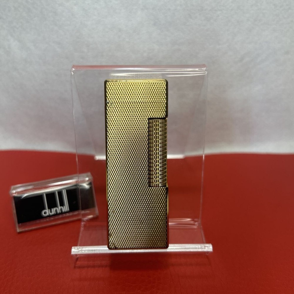 Overhauled Dunhill Rollagas lighter Gold without box