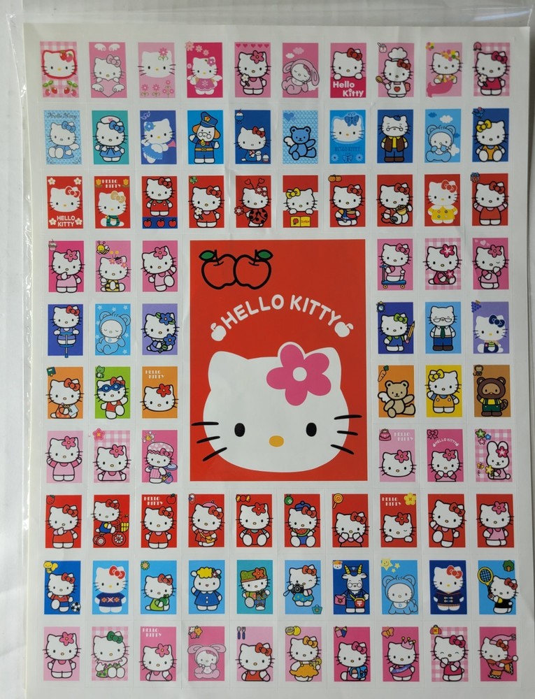 350+ Sanrio Hello Kitty Stickers/Assorted Lot 2004, 2007, 2009