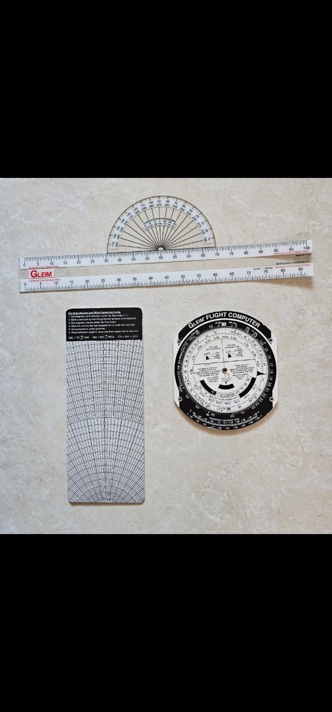 Gleim Flight Computer Gleim Navigational Plotter 2022