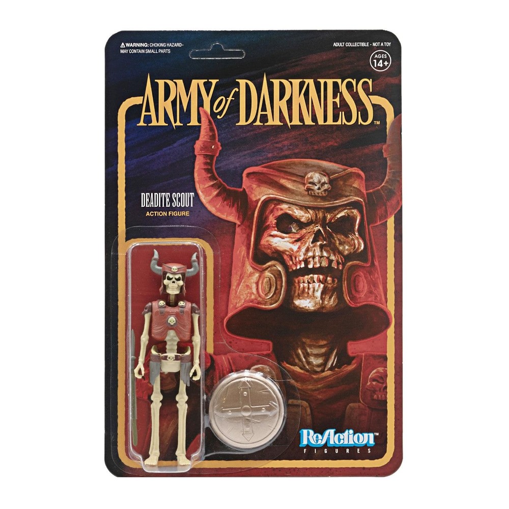 SUPER7 Reaction Action Figure - Deadite Scout White