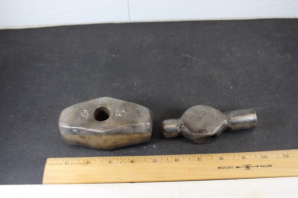 Two Vintage Hammer Heads