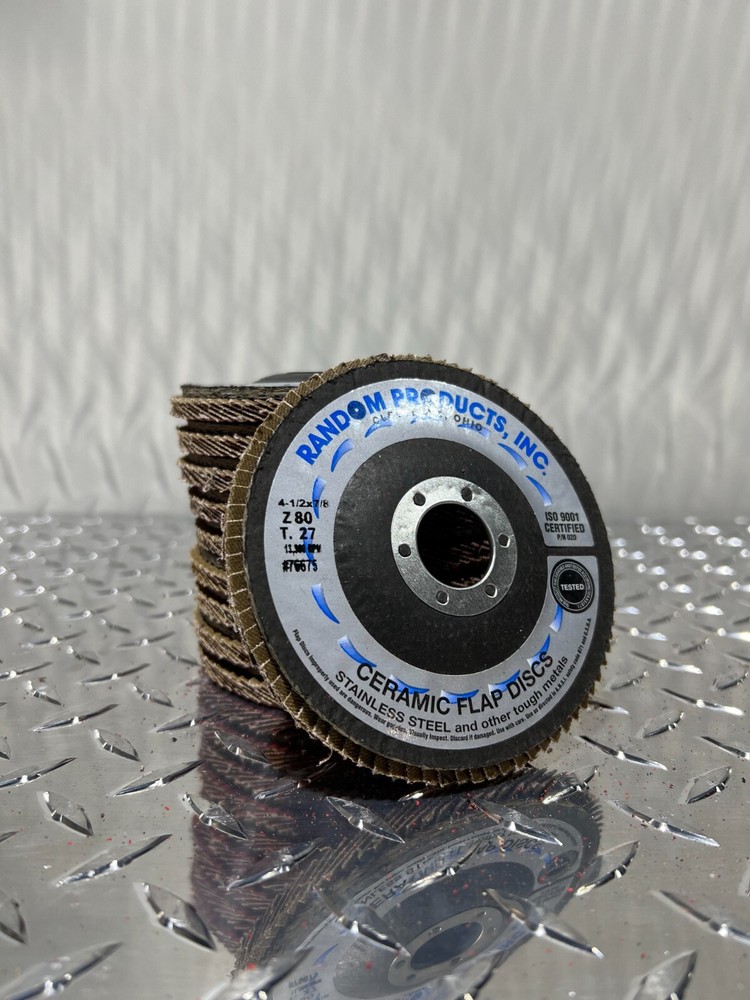 Ceramic Sanding Disk 80 Grit 4-1/2 x 7/8 (10 pack)