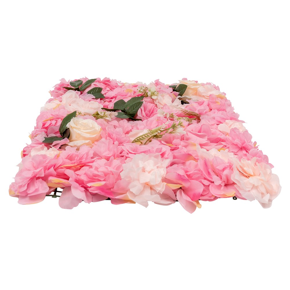 Flower Wall Panel, Artificial Floral Backdrop, Wall Decoration Backdrop