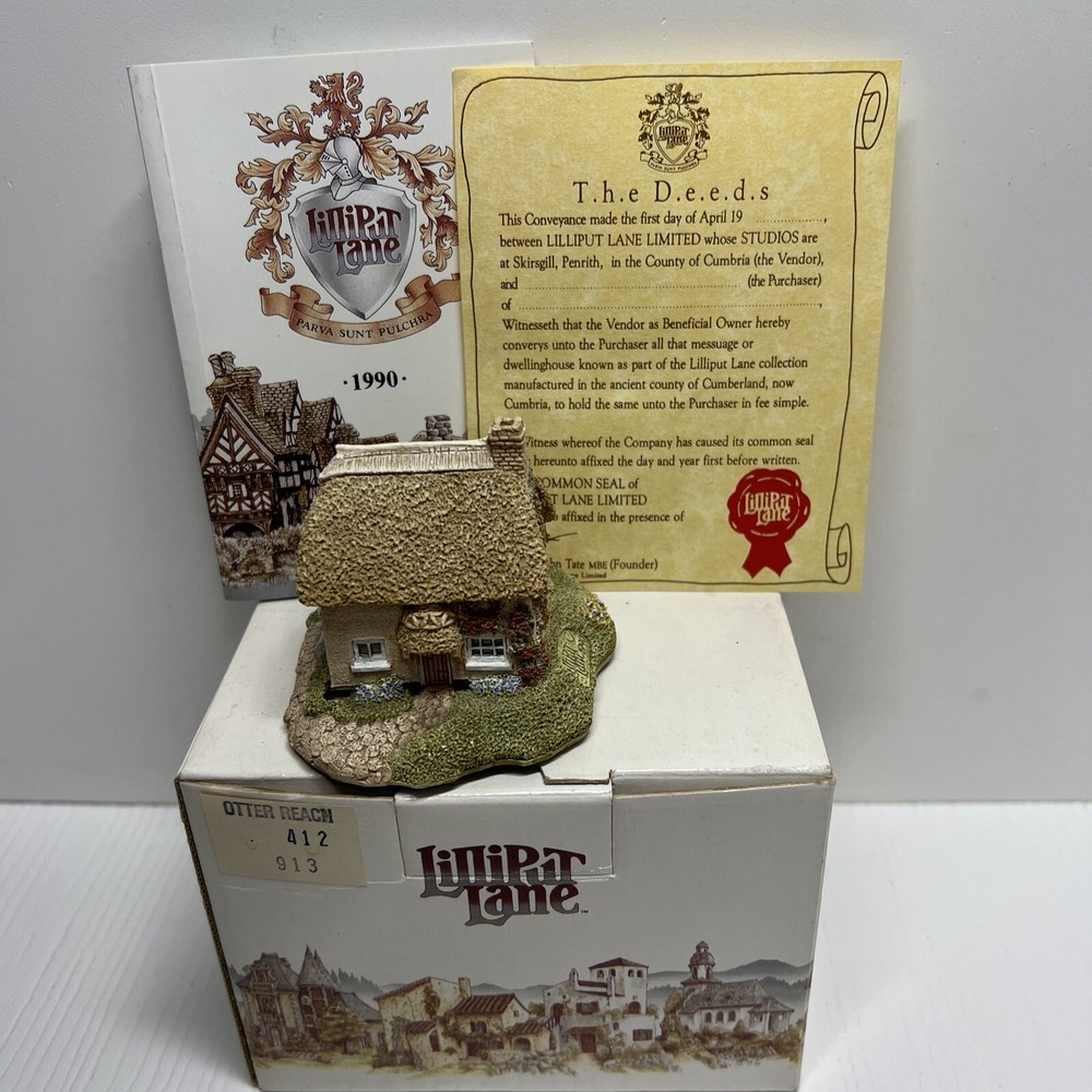Lilliput Lane "Otter Reach" Cottage︱Includes Original Box & Documents