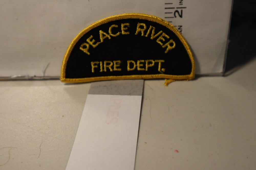 fire patch  PEACE RIVER FIRE DEPT ALBERTA CANADA