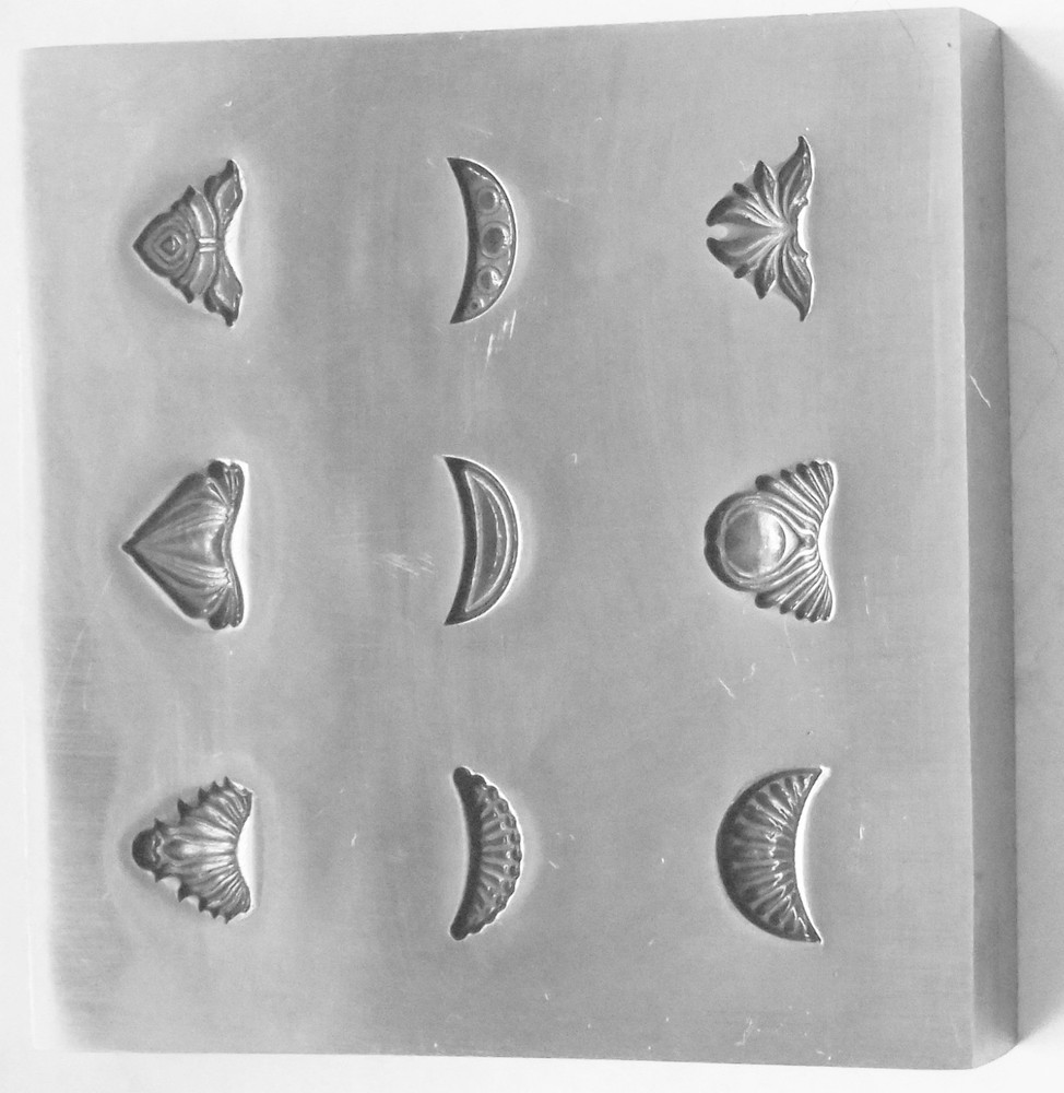 Shot Plate 9 Designs Assorted 2.0 Shapes Impression die | Silversmith Die