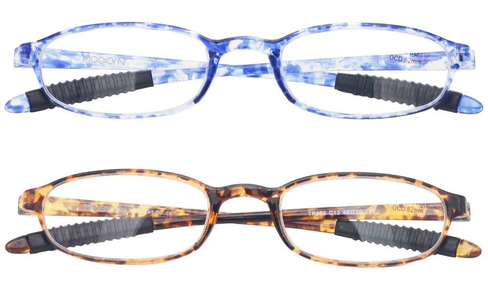 Lightweight Reading Glasses,Flexible(Memory Plastic) Readers,Unbreakable read...