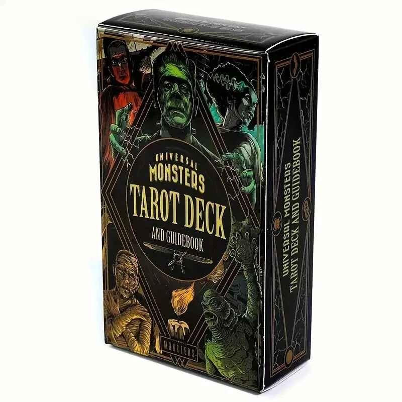 Universal Monsters 78 Card Tarot Deck QR Guidebook Divination Fortune Telling