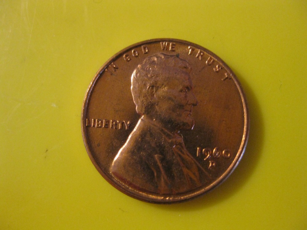 1960 D (Sm Date) Lincoln Memorial Cent Ch/Gem BU!